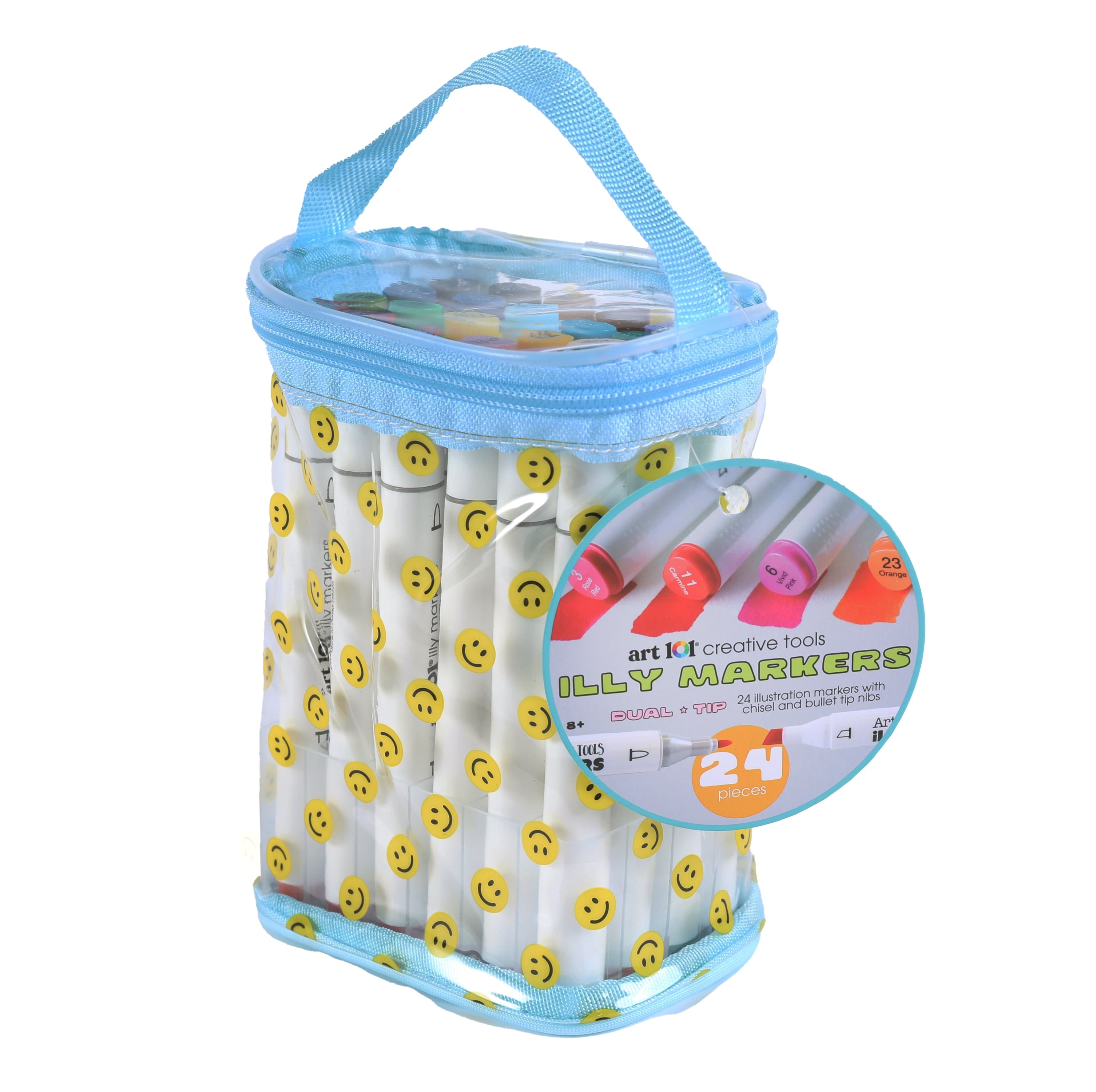 Art 101 Illy Markers in Pouch-Back to School, All Ages, 24 Count