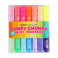 Art 101 Creative Tools Funky Chunky Mini Markers, Coloring Set for Children to Adults