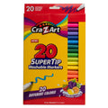 Cra-Z-Art Washable Super Tip Art Markers, 20 Count