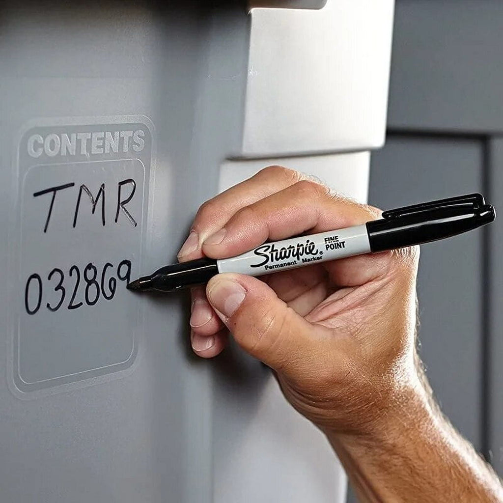 11 Colors Sharpie Paint Marker Waterproof Fine Point 1mm Permanent Art Dust-free Marker Pen Creative Doodling Writing Stationery yellow