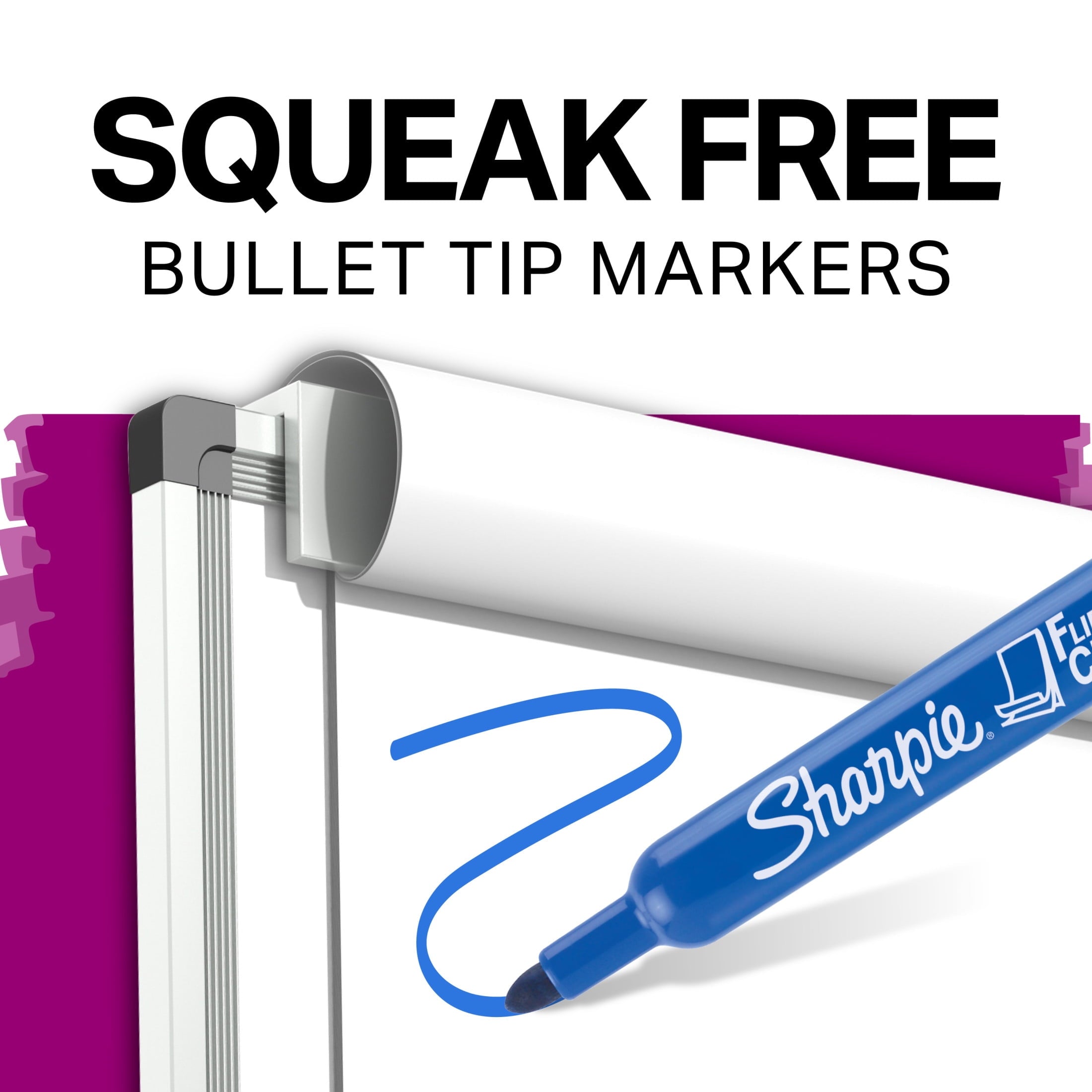 Sharpie Flip Chart Markers, Bullet Tip, Assorted Colors, 8 Pack